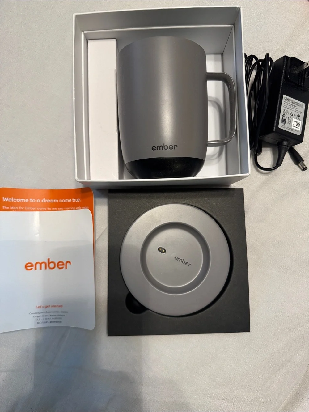 Ember Gray Black Smart Mug - 14 Oz